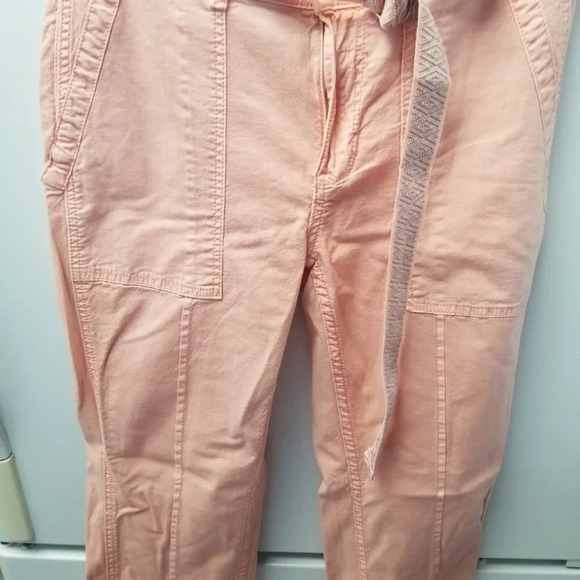 Anthropologie The Wanderer Belted Cotton Linen  Pants 26 - Picture 10 of 14